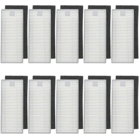 10 Filtros de Repuesto para Cecotec Conga Egnecence 1090