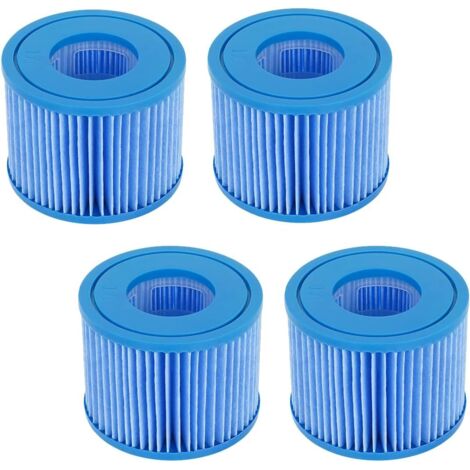 Lote de 2 Filtros Tipo VI para Piscina Best-way, Cartucho Tamaño 6 -58323, Filtros para Spa (Edición Mejorada 4 Piezas) (1/5)