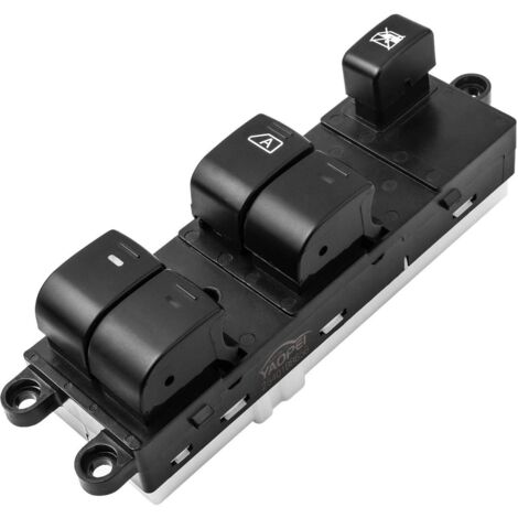 Botón Elevavidrios para Nissan Qashqai J10 Navara D40 Pathfinder R51 - Interruptor Eléctrico Principal Puerta Delantera 25401-BB65B 25401-EB30B (1/5)