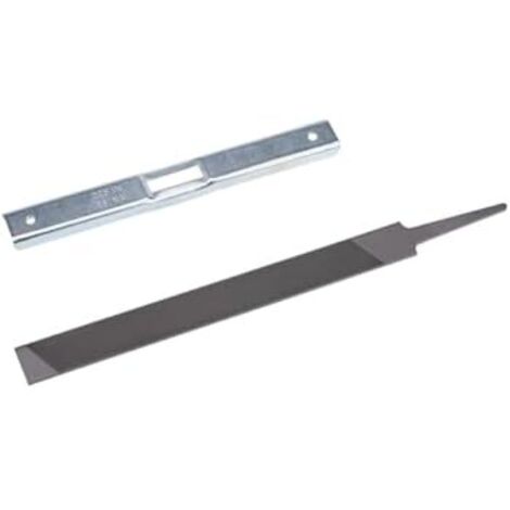 Kit de Afilado para Motosierra, Calibrador de Profundidad de Acero Profesional y Lima Plana para Motosierras de Uso General (Silvel) (1/4)