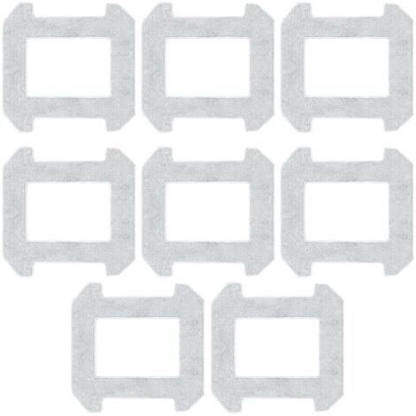 8 piezas paños de microfibra para Dreame C1 / C1 Station robot limpiacristales, recambios lavables y accesorios. (1/5)