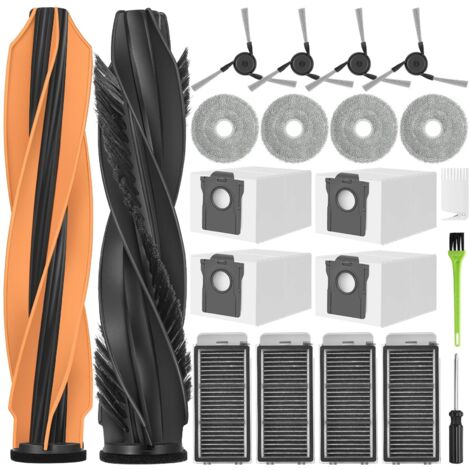 L40s Pro Ultra Accesorios para Dreame X50 Ultra Completo / L40s Pro Ultra / L50 Pro Ultra Repuestos X50 2 Escobillas Principales 4 Bolsas de Polvo 4 Paños 4 Filtros 4 Escobillas Laterales (1/5)