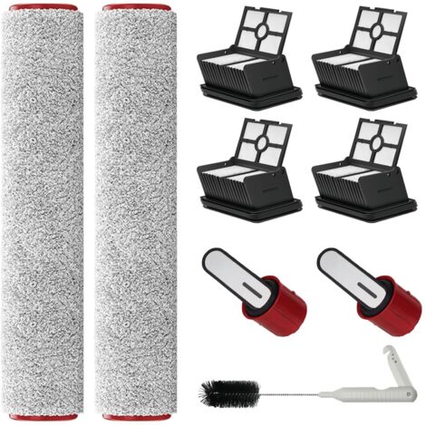 Accesorios para Aspiradoras Dreame H12 Pro FlexReach/H15 Pro, Repuestos H12 Pro: 2 Cepillos de Rodillo, 4 Filtros HEPA, Rodillo y Filtro H15 Pro. (1/5)