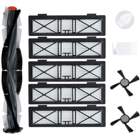 Kit de accesorios de repuesto compatible para Neato serie D D75 D80 D85 conectado D3 D4 D5 D6 D7 robótico, 1 herramienta de limpieza de cepillo, 1 cepillo para filtro. (1/5)
