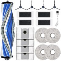 Accesorios para ECOVACS DEEBOT T30C Pro Omni: 1 cepillo principal, 4 paños de limpieza, 4 filtros, 4 bolsas de polvo, 4 cepillos laterales (No compatible con T30).