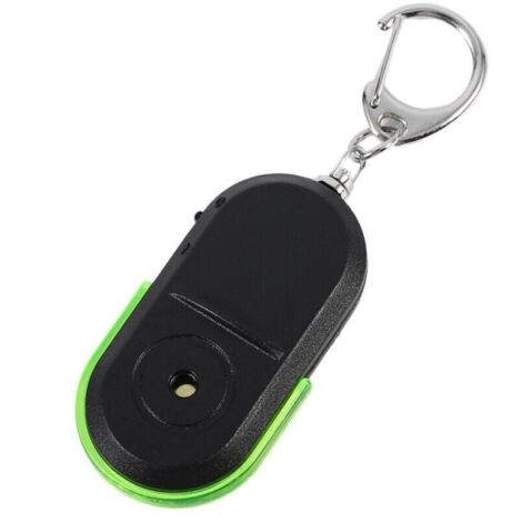 Alarme Anti-Perte sans Fil, Localisateur de clés à Distance avec Sifflet avec Lumière LED, Localisateur de Porte-clés pour Clés, Portefeuille, Téléphone, Lunettes, Bagage, Animal de Co