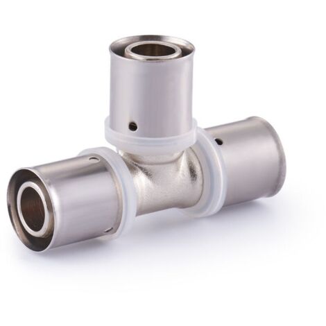 Raccord multicouche,Multicouche à sertir té multiprofil égal Ø20 Accessoires de joints spéciaux pour tuyaux de chauffage par le sol (1/4)