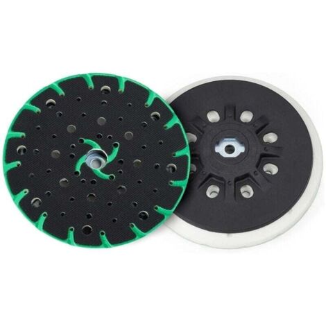Plateau ponceuse 150 mm avec aspiration de poussière - Filetage de raccordement M8 - remplacement du festool plateau ponceuse, compatible avec le ponceuse excentrique 150mm bosch makita etc
