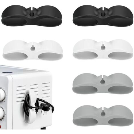 6 Pièces Organisateur de Fil Electrique, Cuisine Enrouleur de Cordon Support de Cordon Organiseur pour Câbles Électroménagers Mixeurs Cafetière
