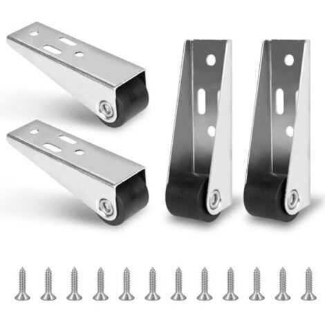 Lot De 4 Roulette Meuble Roulettes Pour Meubles Petite Meuble à Roulettes, Pour Planche Roulette Demenagement Placard (1/4)