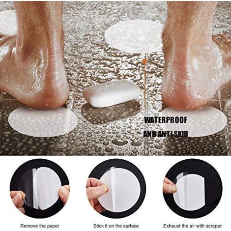Stickers de Baignoire Antidérapants pour Salle de Bain, Douche, Tapis de Bain (1/4)