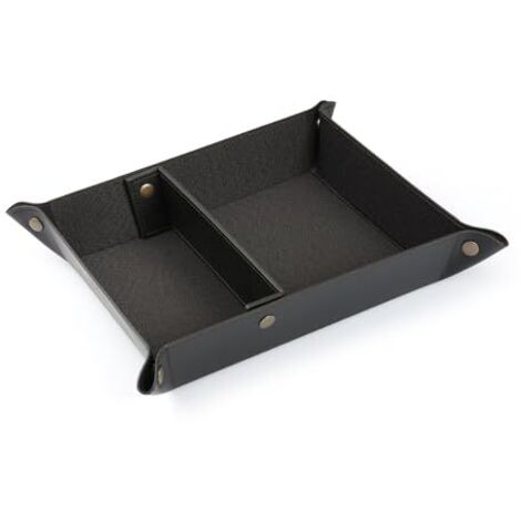 Boîte de Rangement Pratique pour Portefeuilles, Montres, Clés, Pièces de Monnaie, Téléphones Cellulaires et Équipement de Bureau (1/4)