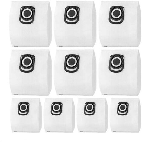 Lot de 10 sacs aspirateur Rowenta ZR200520 ZR200720 – Filtration 99,99% microparticules – Tissu microfibre 5 couches – Compatible Silence Force et X-Trem Power - RO39xx (1/4)