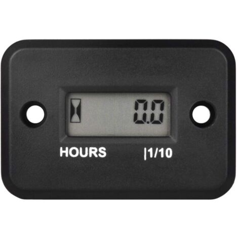 Compteur d'heures inductif numérique,pour l'entretien,conception étanche pour tondeuse à gazon,tronçonneuse,moto,souffleuse à neige