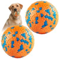 2 pièces balles pour chiens, balles pour chiens indestructibles, balles pour chiens, balles de tennis pour chiens, balles de tennis pour chiens, jouets interactifs pour chiens, balles pour chiens inde