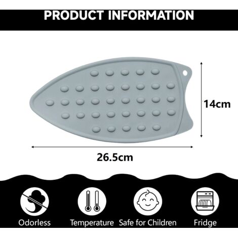 Semelle Pour Fer à Repasser WGFOIP Housse Antiadhésive Aluminium Téflon - Protège Tissus Et Plaque