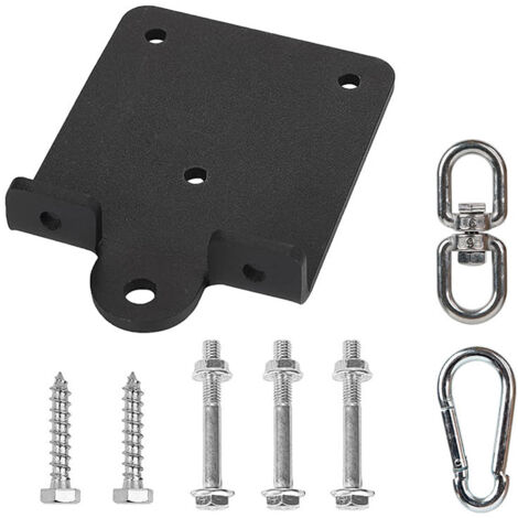 Fixation Sac De Frappe Poutre – Acier Carbone, 450 Kg, Crochet Rotatif 360°, Kit Complet, Pour Boxe Hamac