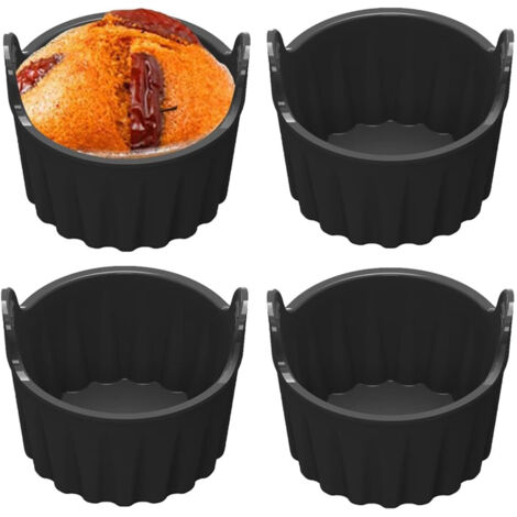 Moule A Gateau Lot De 4 Mini Moules Rectangulaires En Silicone - 20 X 9,5 X 5,5 Cm - Pour Pain, Gâteau Et Pain Grillé - Accessoire Parfait - Maison Moules à Pâtisserie