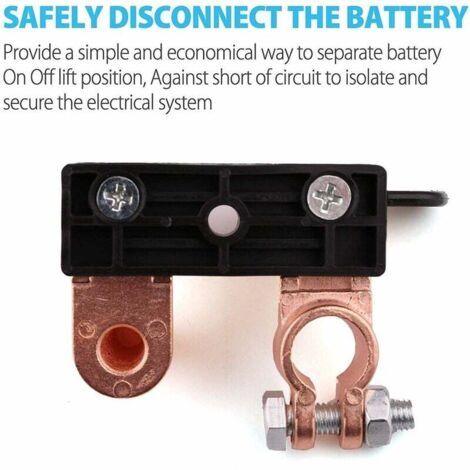 Coupe Batterie 12v 24v Interrupteur Coupe-circuit Batterie 12V/24V - Étanche & Sécurisé - Voiture/camping-car Coupe Batterie 12v Voiture