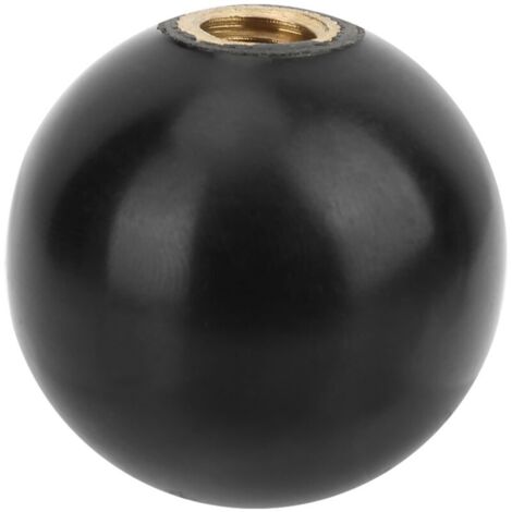 6 Boules En Acier Inoxydable Filetées M8 - Écrous Ronds Diamètre 17mm