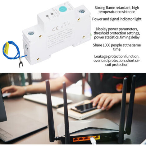 Interrupteur Intelligent DualR3Lite WiFi – Commande De Moteur Pour Stores/Volets Roulants, Suivi De Puissance, 100-240V