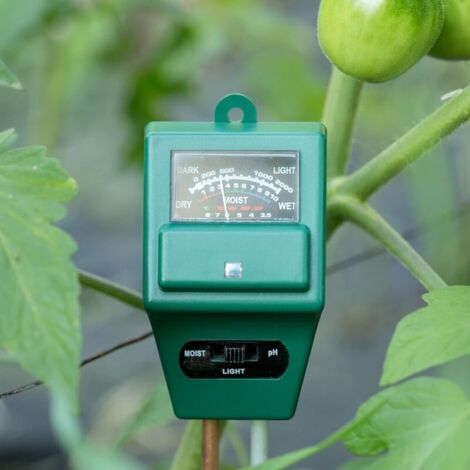 Kit D'Analyse De Sol 4 En 1 - Testeur PH Et Nutriments NPK Pour Potager, Jardin, Gazon, Plantes En Pot