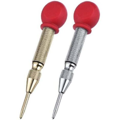 Outils D'estampage En Métal - Outil De Serrage En Métal - Pour Frapper à La Main - Support En Cuir De Sécurité - Poignée En Métal - Outil Auxiliaire Pour Estampage Sur Métal, Cuir