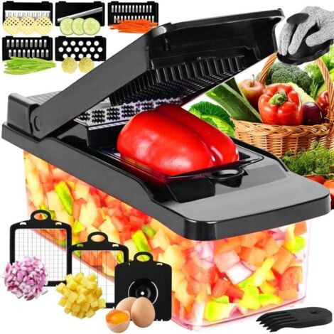 Hachoir électrique Multifonction USB Rechargeable - Découpe Légumes, Viandes, Oignons - Compact Et Portable