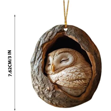 Décorations De Noël à Suspendre En Acrylique 2D Avec Teckel 2D Pour La Maison