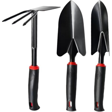 Binette Triangulaire De Jardinage - Outil Manuel Ergonomique Pour Désherbage, Aération Sol - Acier Carbone