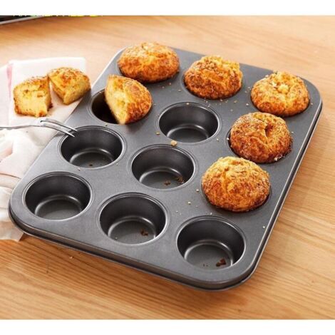 Lot De 24 Anti-adhésif Moules à Cupcakes Et Muffins Silicone