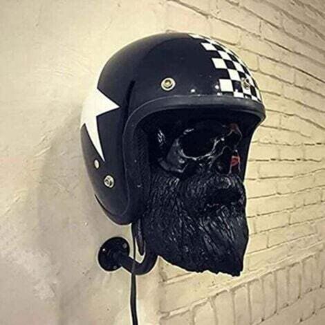 Support De Casque De Crâne De Moto,Porte-Casque De Crâne, Moto Crochet Casque Standcentre De Casque De Crane For Velo Manteaux Casquettes 92232903