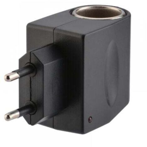 Adaptateur Allume-Cigare Voiture AC Vers DC 110-240V Vers 12V - Convertisseur Puissance Avec LED