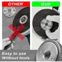 Écrou De Serrage Rapide Clic SDS M14 Pour Meuleuse D'angle – Compatible Bosch, Makita, DeWalt, Metabo (115/125/230 Mm)