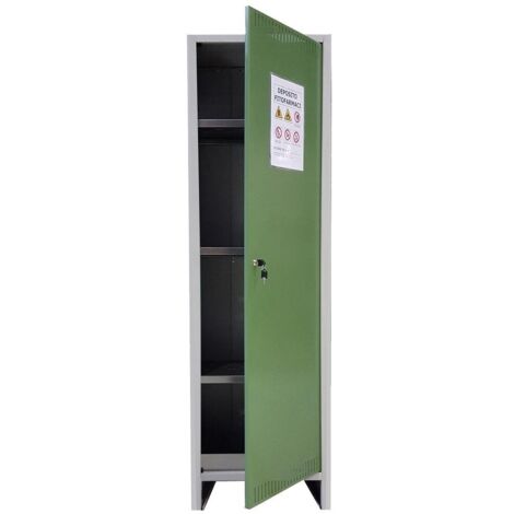 ARMADIO KIT FITOFARMACI 1 ANTA Cm 50x40x179H OMOLOGATO STOCCAGGIO SICUREZZA (1/2)