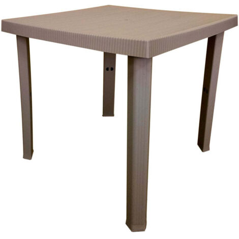 TAVOLO RESINA FIGARO 80X80XH72CM ANTRACITE (1/3)