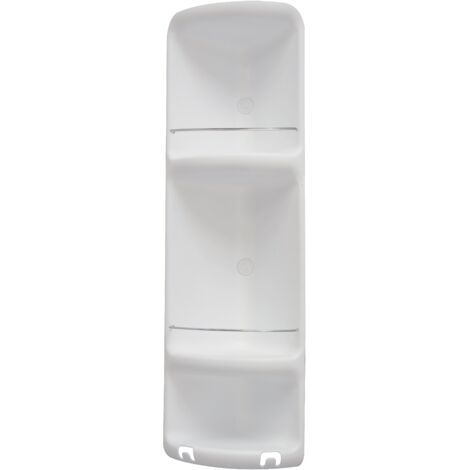 GEDY 7081 ANGOLIERA P/DOCCIA 3 RIPIANI BIANCO (1/2)