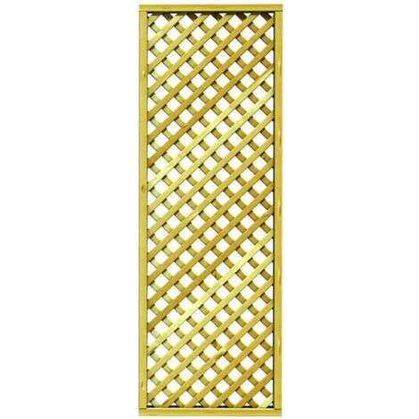 Frangivista in legno di pino impregnato 90x180 cm – Resistente agli agenti atmosferici – Sistema modulare per giardini e terrazzi (1/2)