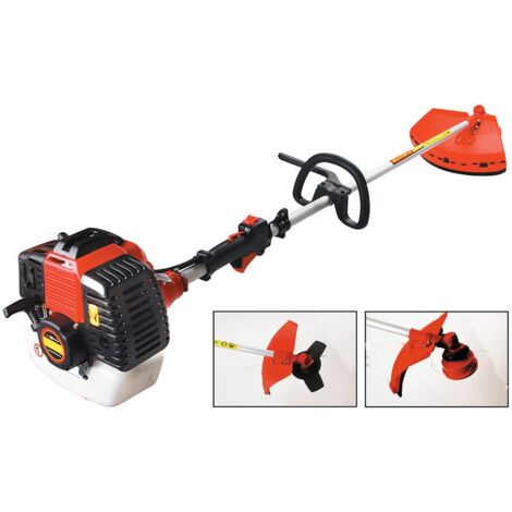 Idroweb – Decespugliatore a scoppio 41,5cc – Potenza 1,4 kW – Testina automatica e disco in metallo – Accensione elettronica (1/2)
