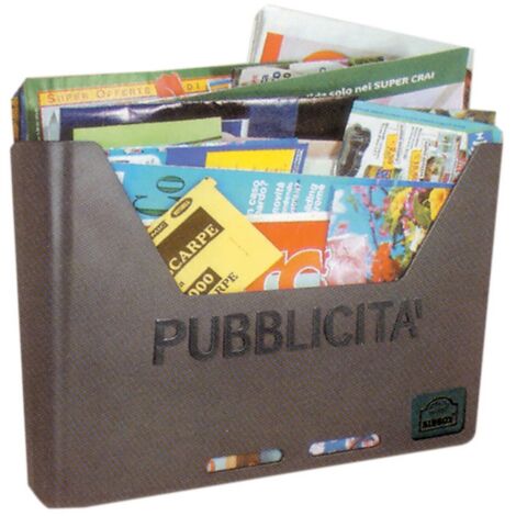 PORTA PUBBLICITA ALUBOX CAROSELLO GRIGIO GHISA (1/2)