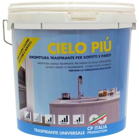 IDROPITTURA SEMILAVABILE CIELO PI  2,5 L (1/2)