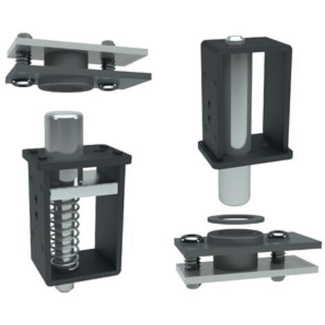 KIT LATO CARDINE E PIASTRE 913 P/CANCELLO 30X40 MM (1/2)