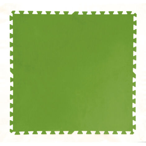 Tappeto sottopiscina polietilene verde bestway 58636 78x78 cm confezione da 9pz - Salone