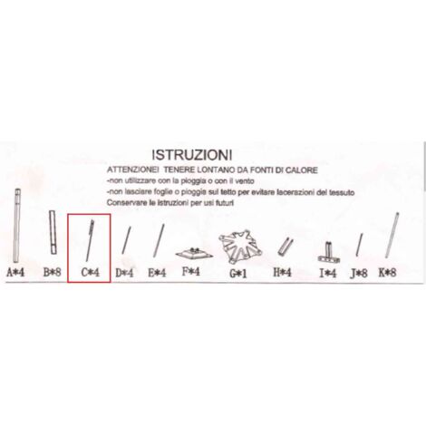 ZZ-PARTICOLARE C X GAZEBO IN ACCIAIO SMERALDA MT.3X3