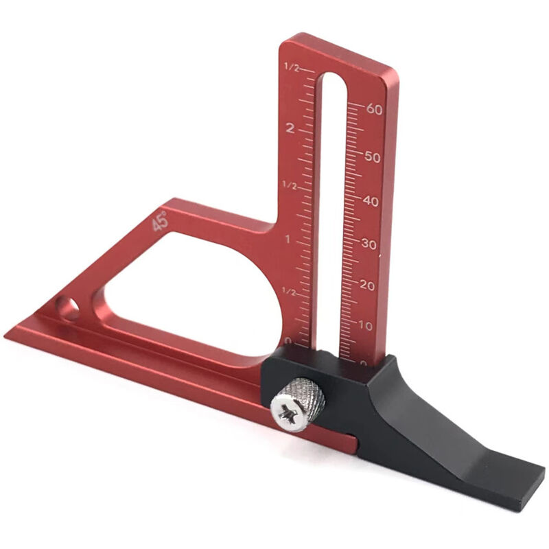 Jauge De Profondeur Numérique 80mm Smgda - Règle Hauteur LCD Avec Support Magnétique Pour Travail Du Bois Et Scie à Table