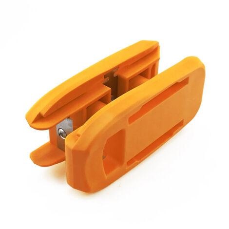 Rabot à Main 3-en-1 – Pour Chanfreins, Arrondis et Finition de Chants (Orange) (1/5)