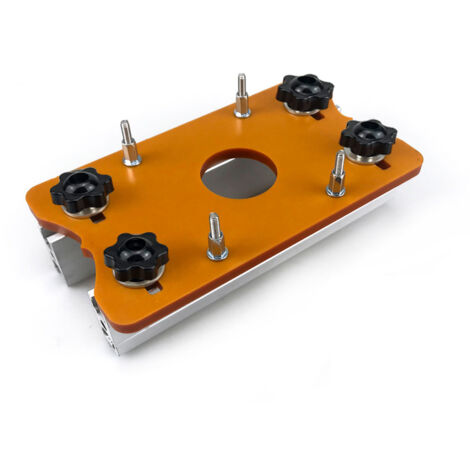 Plaque de Guidage 2-en-1 V2 pour Défonceuse – Réglage Rapide à Vis à Empreinte Torx (Plaque seule)