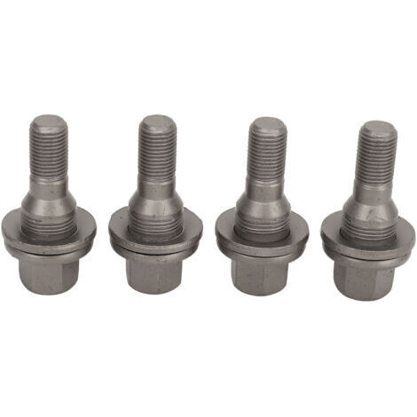 Jeffergarden –Boulons de roue hexagonaux 17mm –Lot de 4 –Acier haute résistance –Remplacement pour Peugeot 206 207 208 308 407 1007 - 003549817 (1/5)