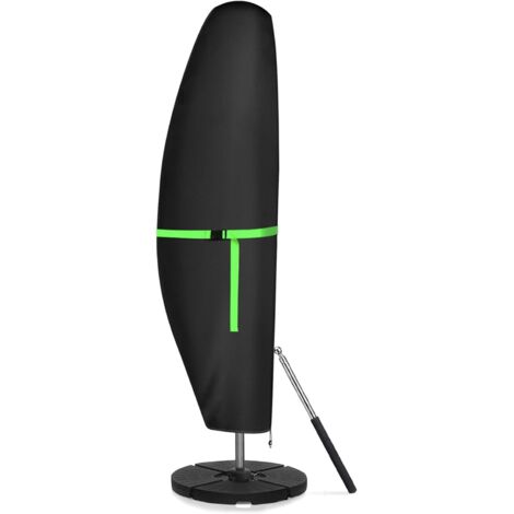 BDD Housse de Protection pour Parasol avec Tige et Parasol déporté 2 à 4 m Grand Parasol Protection Contre Les intempéries, Les UV, Le Vent Outdoor pour Parasol déporté 280 x 30/81/46 cm (1/5)