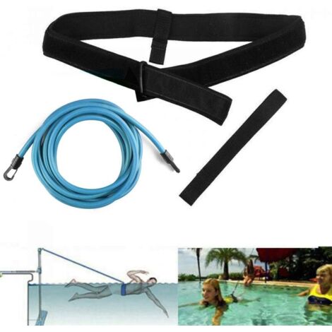 Ceinture de flottaison, Entraînement Ceinture de Natation, Entraîneur Résistance à la Natation Longe Laisse Piscine Aide à la Formation Harnais Ceinture Nage de Résistance Stationnaire (1/5)